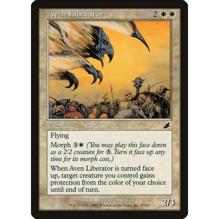 Magic: The Gathering Aven Liberator (004) Heavily Played