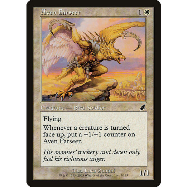 Magic: The Gathering Aven Farseer (003) Moderately Played