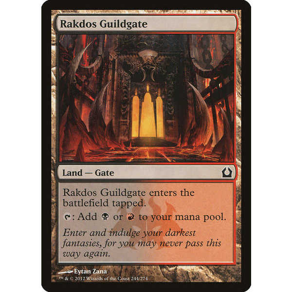Magic: The Gathering Rakdos Guildgate (244) Moderately Played Foil