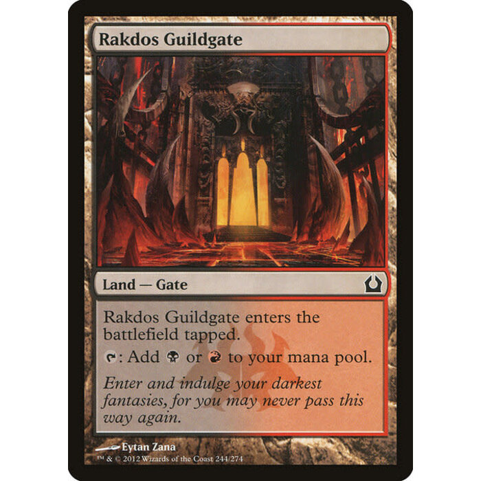Magic: The Gathering Rakdos Guildgate (244) Moderately Played