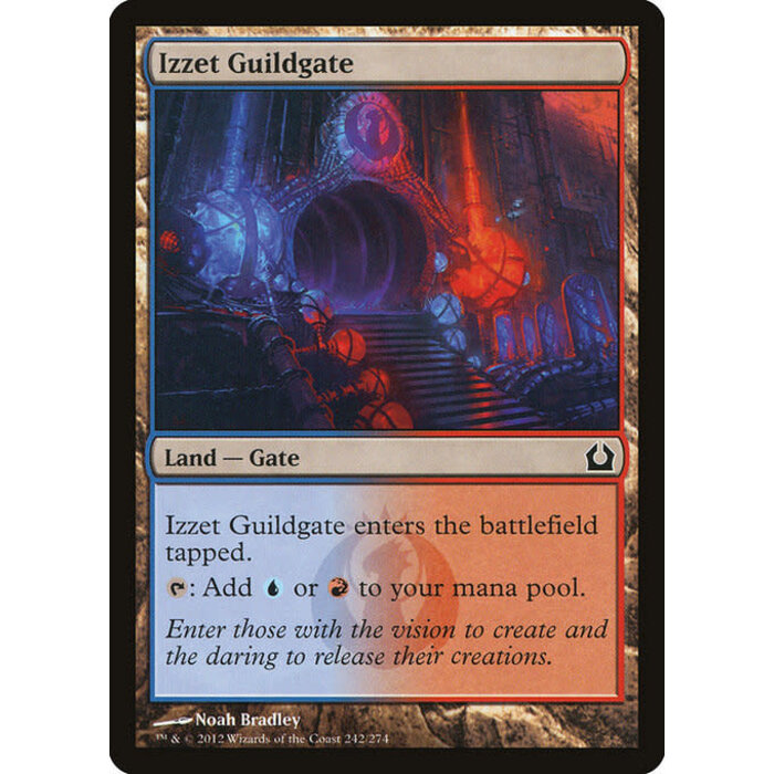 Magic: The Gathering Izzet Guildgate (242) Moderately Played Foil