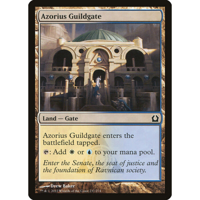 Magic: The Gathering Azorius Guildgate (237) Moderately Played