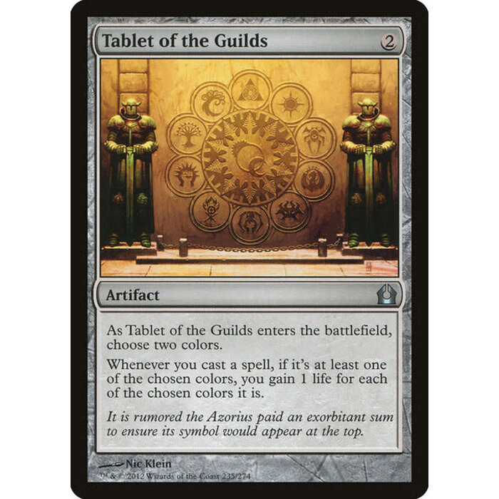 Magic: The Gathering Tablet of the Guilds (235) Moderately Played