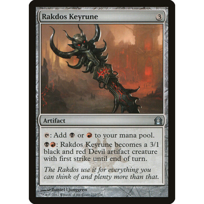 Magic: The Gathering Rakdos Keyrune (232) Lightly Played