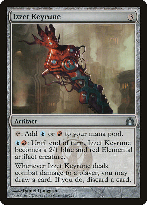 Magic: The Gathering Izzet Keyrune (230) Lightly Played - Kingslayer Games Magic: The Gathering Izzet Keyrune (230) Lightly Played - Kingslayer Games