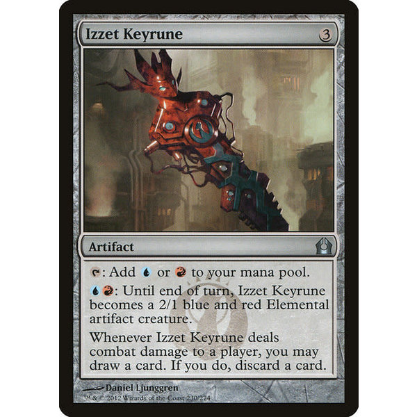 Magic: The Gathering Izzet Keyrune (230) Moderately Played