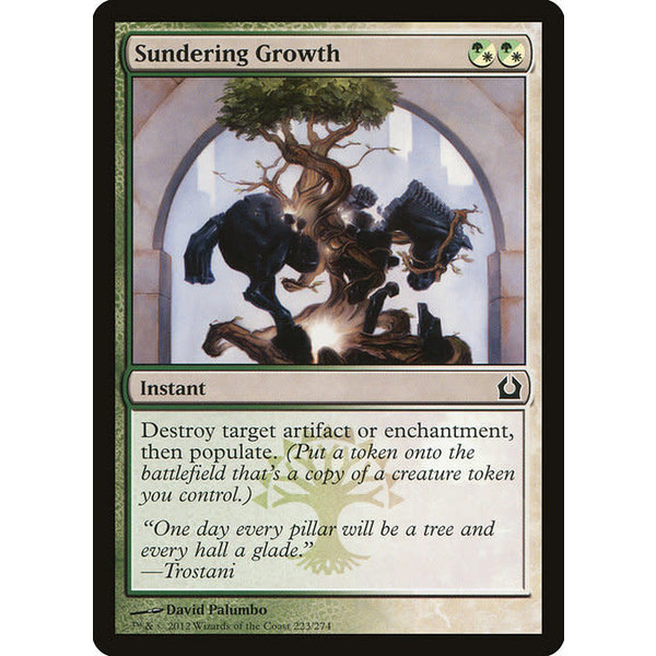 Magic: The Gathering Sundering Growth (223) Moderately Played