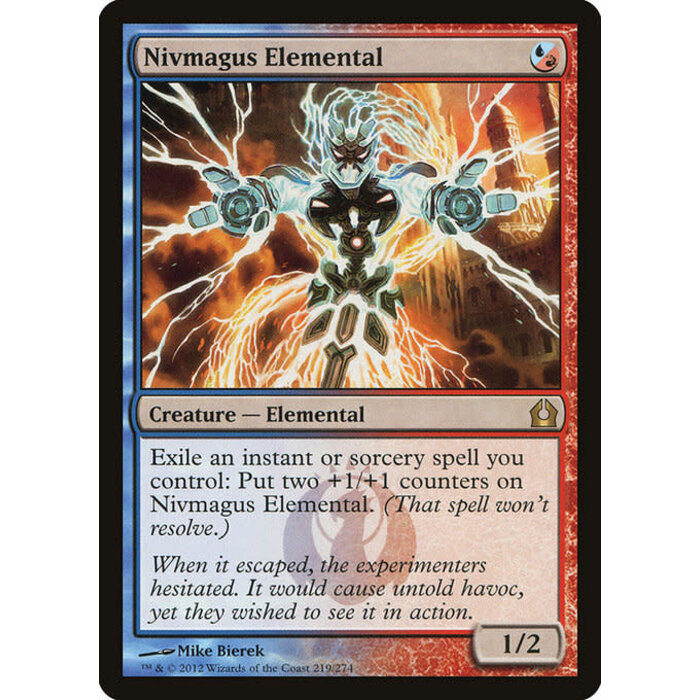 Magic: The Gathering Nivmagus Elemental (219) Moderately Played