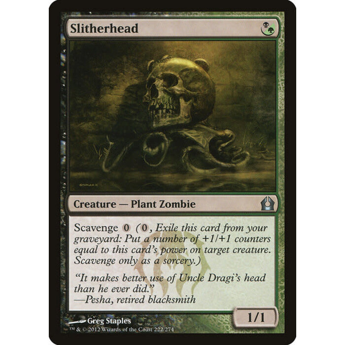 Magic: The Gathering Slitherhead (222) Moderately Played