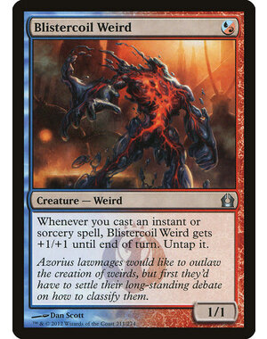 Magic: The Gathering Blistercoil Weird (211) Lightly Played