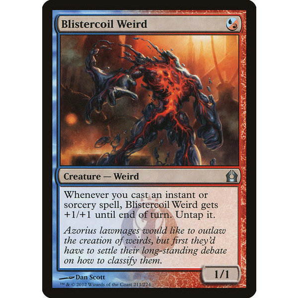 Magic: The Gathering Blistercoil Weird (211) Lightly Played