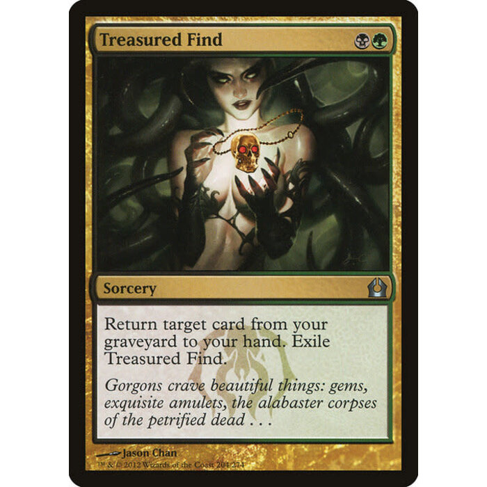 Magic: The Gathering Treasured Find (204) Moderately Played