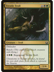Magic: The Gathering Trestle Troll (205) Moderately Played Foil