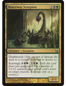 Magic: The Gathering Sluiceway Scorpion (198) Lightly Played