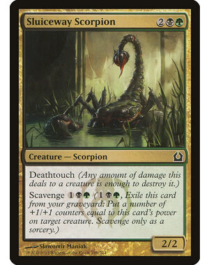 Magic: The Gathering Sluiceway Scorpion (198) Lightly Played