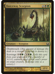 Magic: The Gathering Sluiceway Scorpion (198) Moderately Played