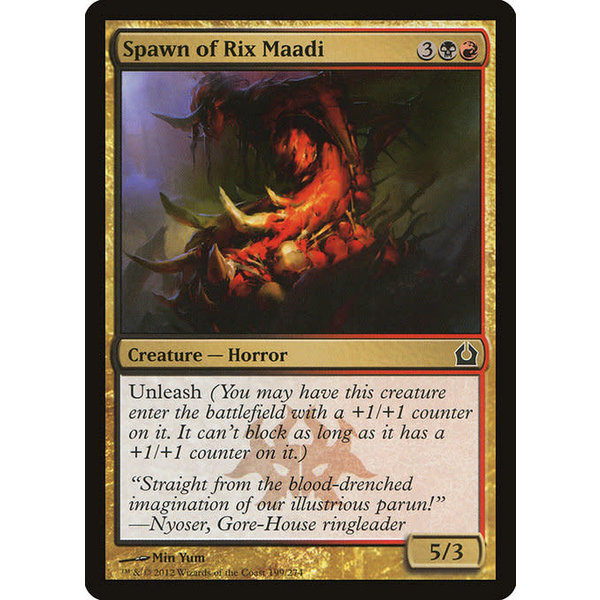 Magic: The Gathering Spawn of Rix Maadi (199) Moderately Played