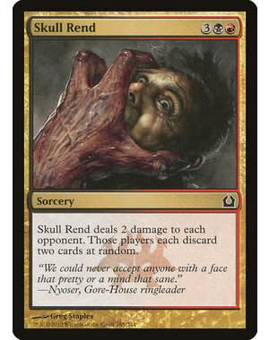 Magic: The Gathering Skull Rend (195) Moderately Played
