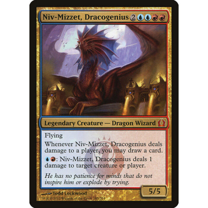 Magic: The Gathering Niv-Mizzet, Dracogenius (183) Lightly Played