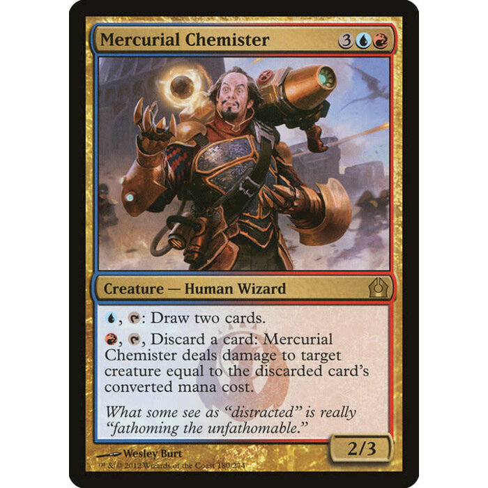 Magic: The Gathering Mercurial Chemister (180) Moderately Played
