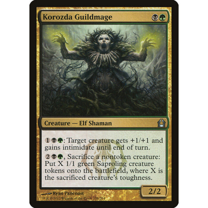 Magic: The Gathering Korozda Guildmage (176) Moderately Played Foil