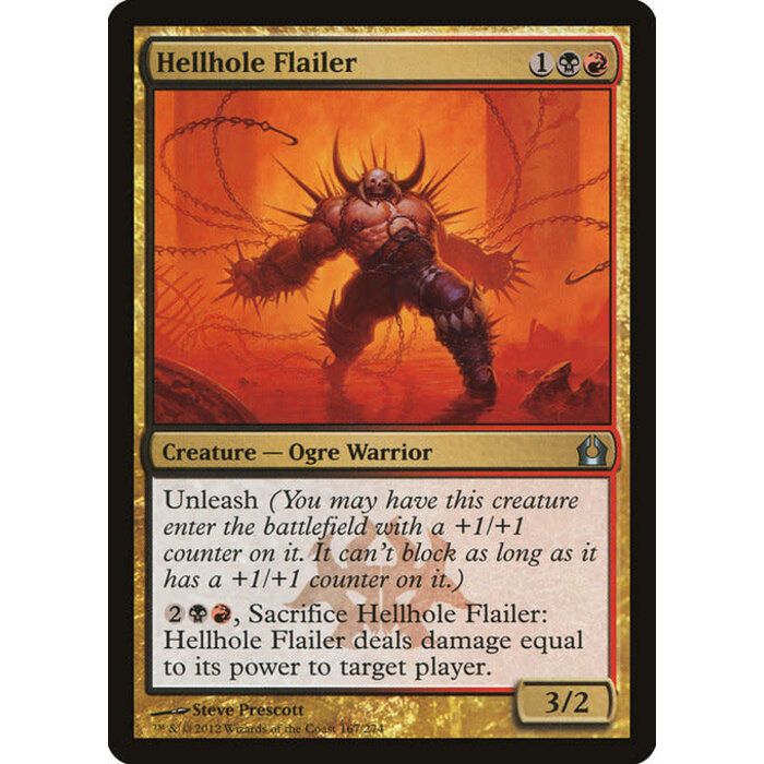 Magic: The Gathering Hellhole Flailer (167) Lightly Played