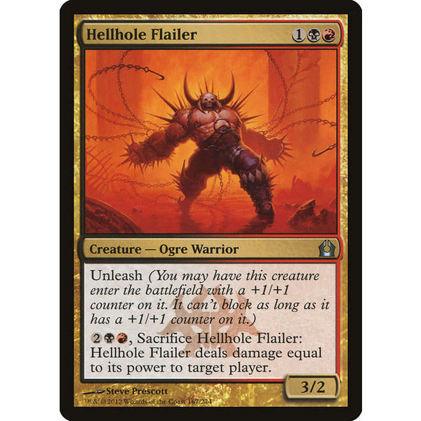 Magic: The Gathering Hellhole Flailer (167) Moderately Played