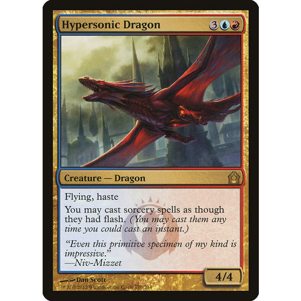 Magic: The Gathering Hypersonic Dragon (170) Moderately Played