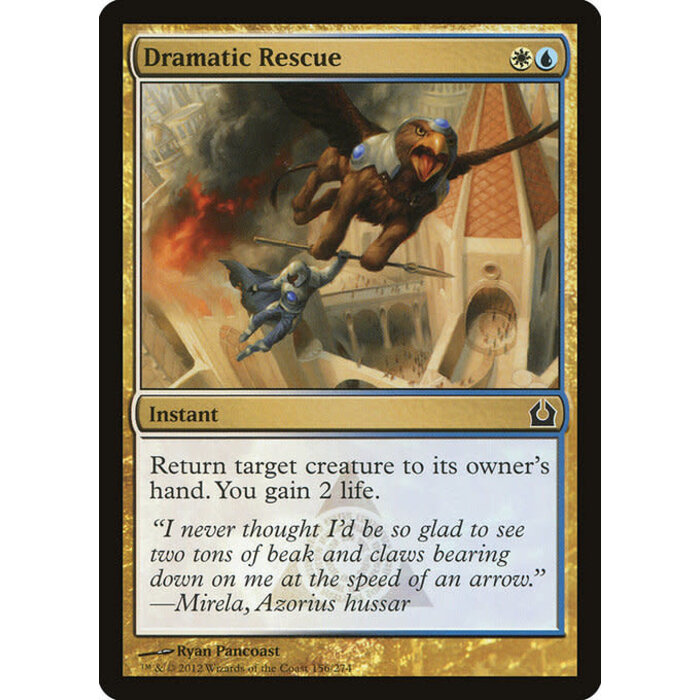 Magic: The Gathering Dramatic Rescue (156) Moderately Played