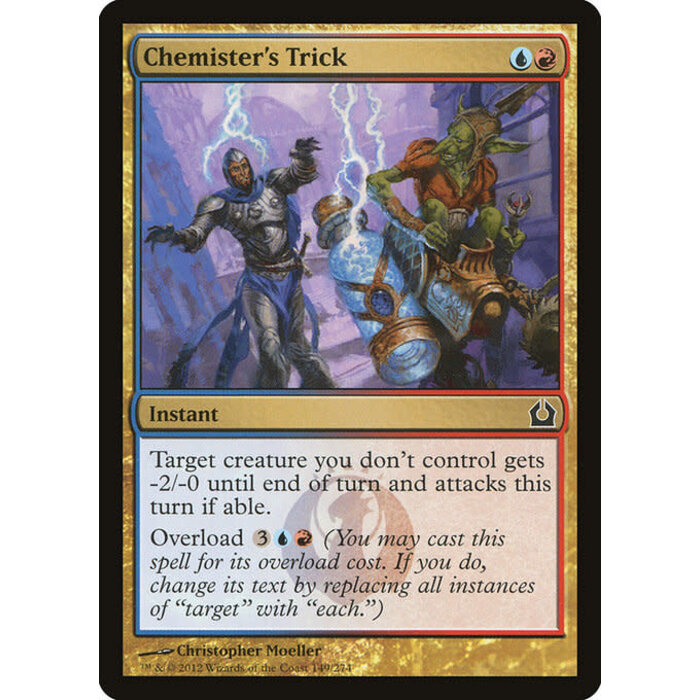 Magic: The Gathering Chemister's Trick (149) Moderately Played
