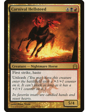 Magic: The Gathering Carnival Hellsteed (147) Damaged Foil