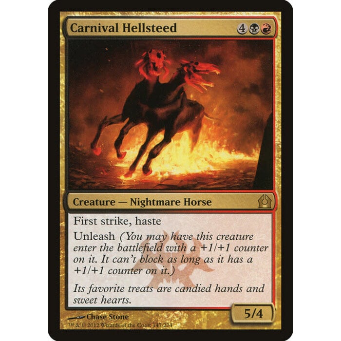 Magic: The Gathering Carnival Hellsteed (147) Lightly Played