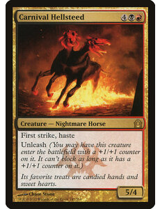 Magic: The Gathering Carnival Hellsteed (147) Lightly Played Foil