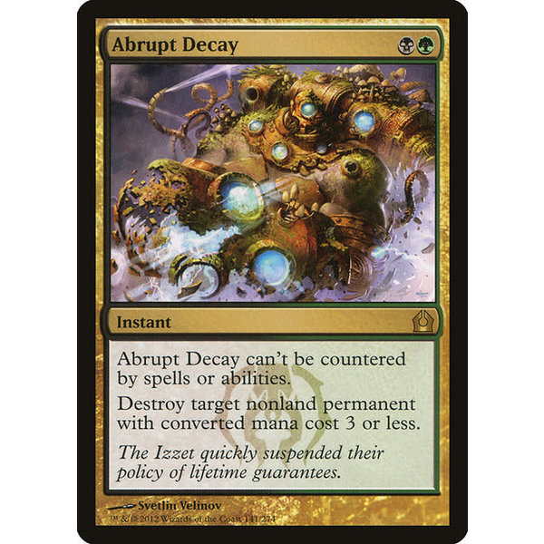 Magic: The Gathering Abrupt Decay (141) Damaged