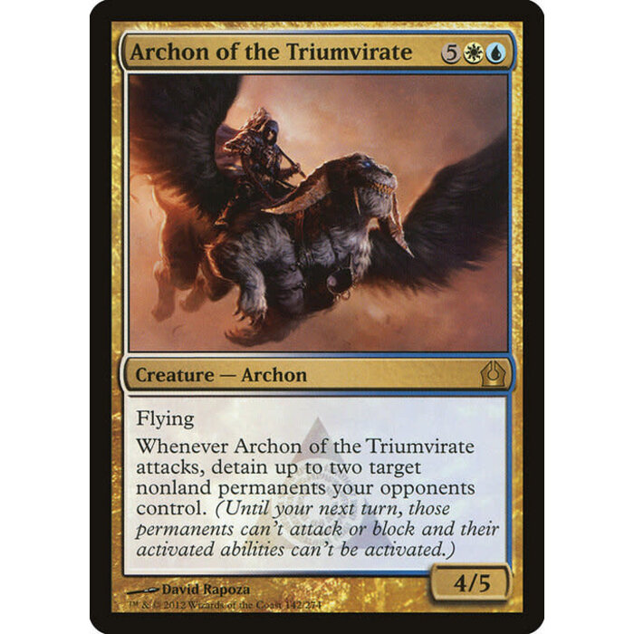 Magic: The Gathering Archon of the Triumvirate (142) Moderately Played Foil