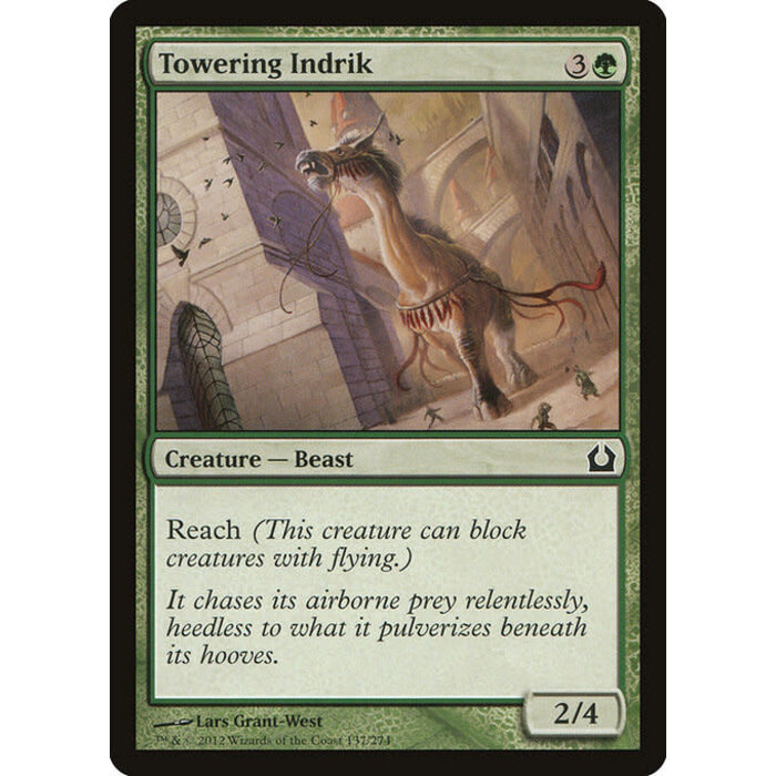 Magic: The Gathering Towering Indrik (137) Lightly Played