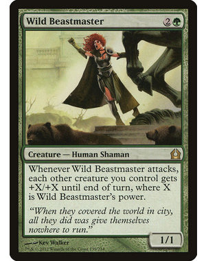 Magic: The Gathering Wild Beastmaster (139) Moderately Played Foil