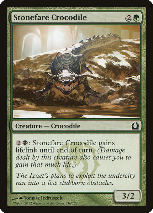 mtg crocodile cards MTG 4X Wild NM Unstable Magic The Gathering Omniphustoys Some roads are paved with bad intentions. MTG Sandbar Crocodile Mirage mir#88