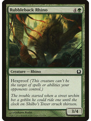 Magic: The Gathering Rubbleback Rhino (132) Moderately Played