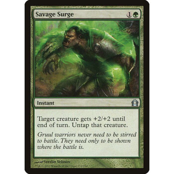 Magic: The Gathering Savage Surge (133) Lightly Played