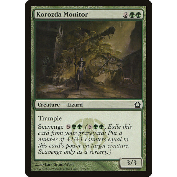 Magic: The Gathering Korozda Monitor (129) Moderately Played