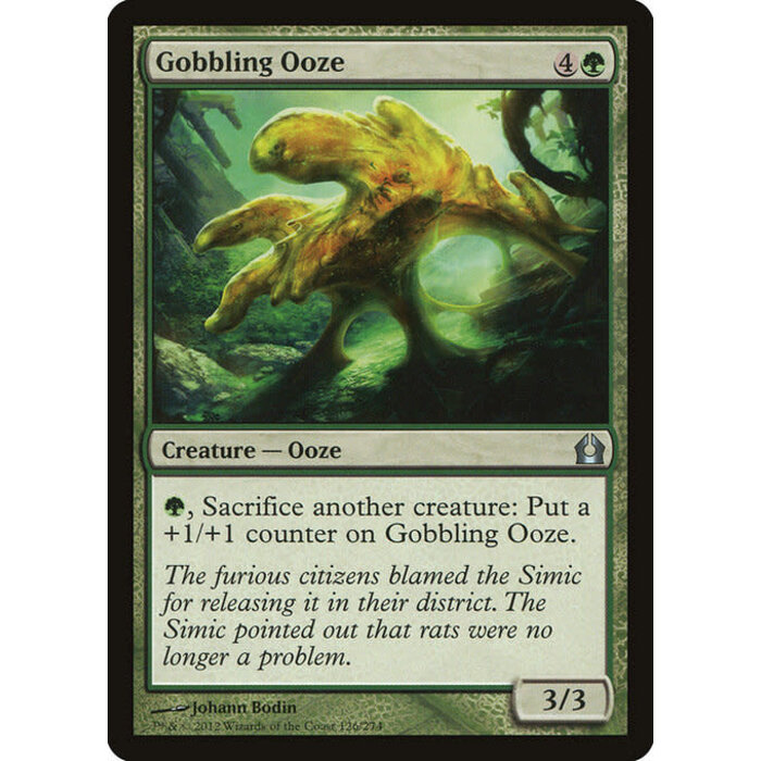 Magic: The Gathering Gobbling Ooze (126) Moderately Played