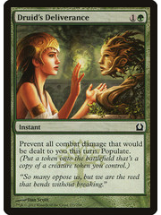 Magic: The Gathering Druid's Deliverance (123) Moderately Played