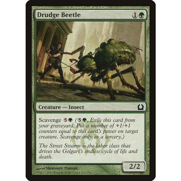 Magic: The Gathering Drudge Beetle (122) Moderately Played