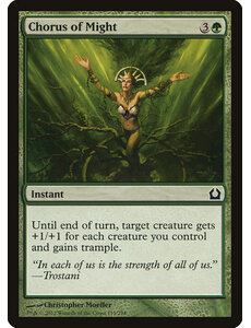 Magic: The Gathering Chorus of Might (119) Moderately Played