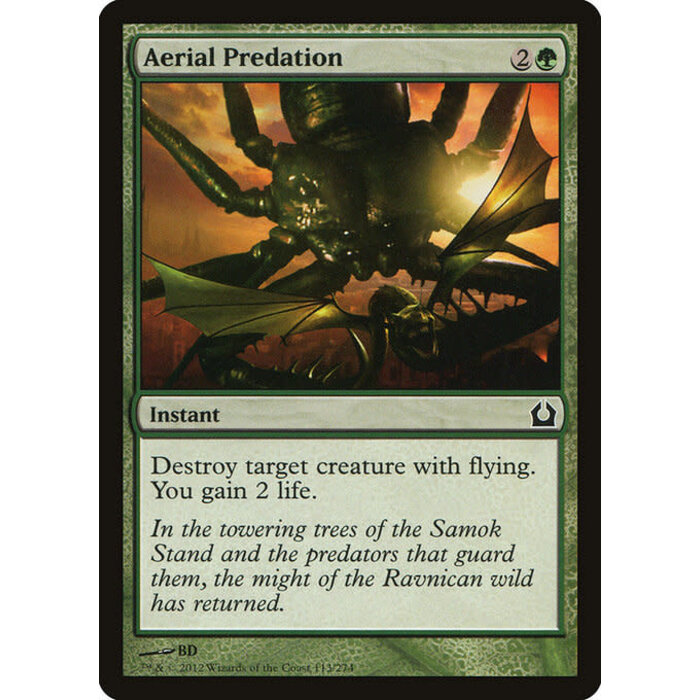 Magic: The Gathering Aerial Predation (113) Moderately Played