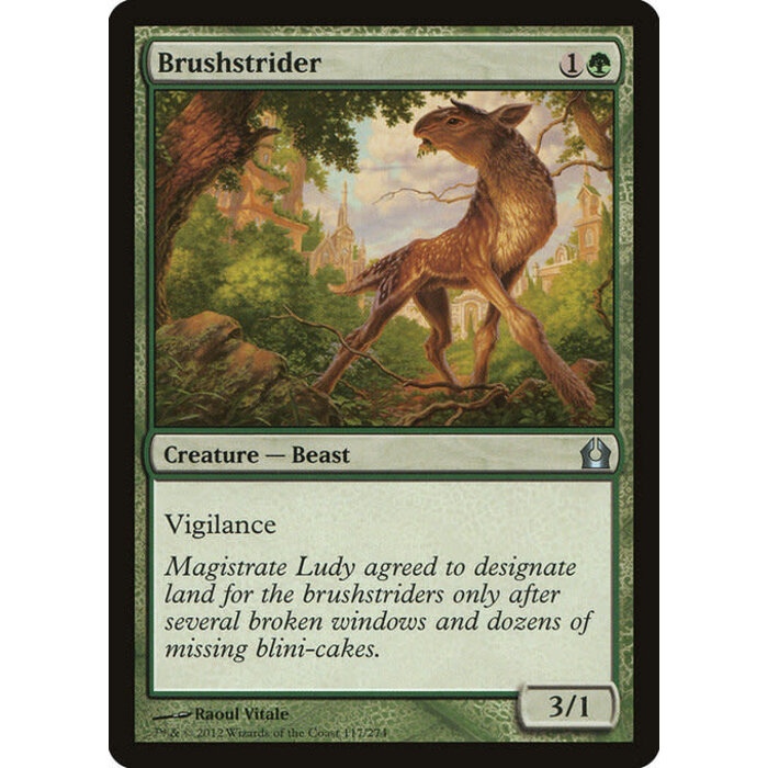 Magic: The Gathering Brushstrider (117) Lightly Played