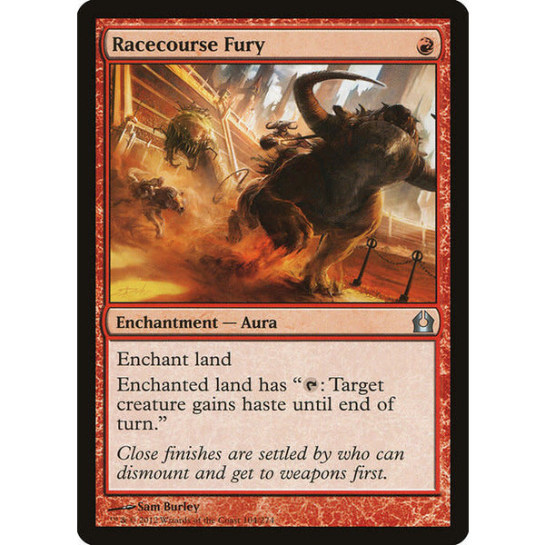 Magic: The Gathering Racecourse Fury (104) Lightly Played