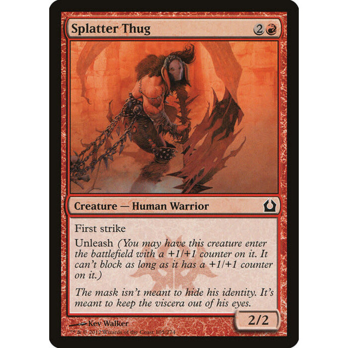 Magic: The Gathering Splatter Thug (105) Moderately Played Foil