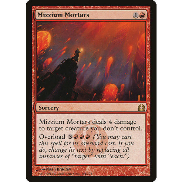 Magic: The Gathering Mizzium Mortars (101) Moderately Played